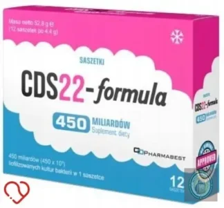 Probiotyk CDS22 450 mld bakterii 12 saszetek Pharmabest — zdjęcie 1