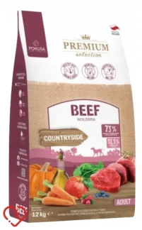 Karma Pokusa Premium Beef dla Psa Sucha Wołowina Adult 12 kg — zdjęcie 1