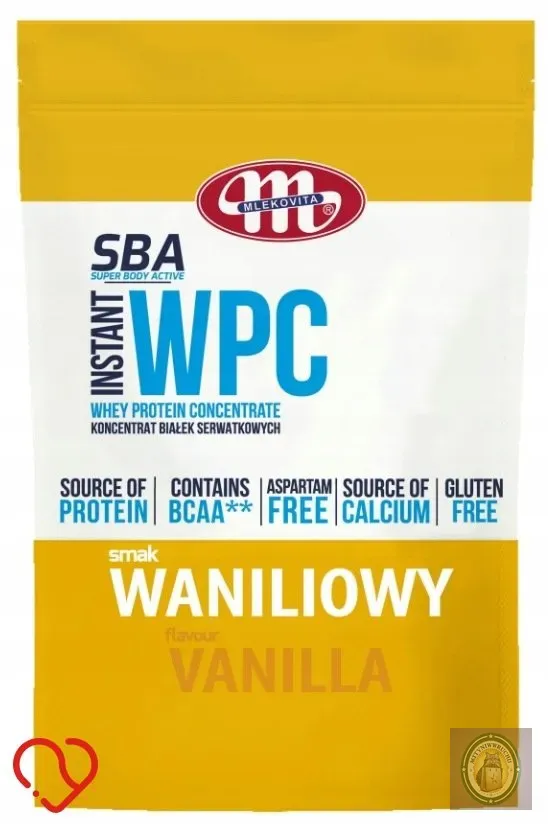 Odżywka białkowa WPC waniliowa 700 g – uzupełnienie diety — zdjęcie 1