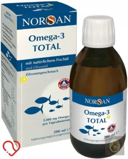 Omega-3 TOTAL cytrynowy olej rybi płyn 200 ml na koncentrację — zdjęcie 1