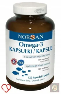 Olej rybi omega-3 w kapsułkach na koncentrację i odporność — zdjęcie 1