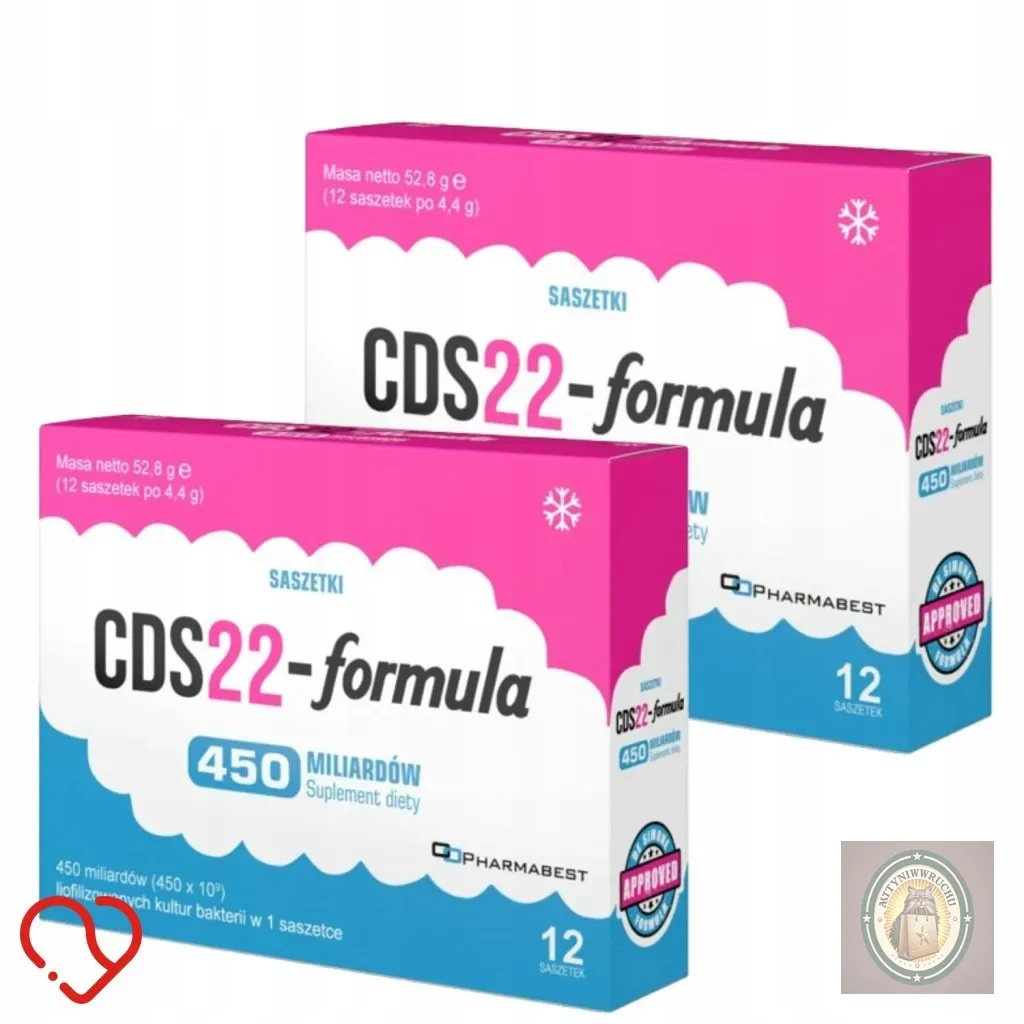 Probiotyk CDS22 450 mld w saszetkach 12 sztuk — zdjęcie 1
