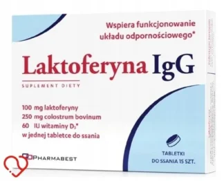 Pharmabest Laktoferyna Igg 100 Mg Laktoferyny 15 T — CAS 339615-76-8 — C141H226N46O29S3 — odczynnik chemiczny