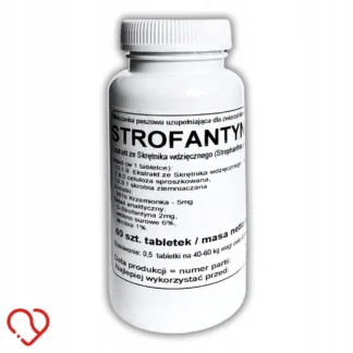 Podkowa Strofantyna Ekstrakt 60 Tabletek — CAS 11005-63-3 — C42H64O19 — odczynnik chemiczny